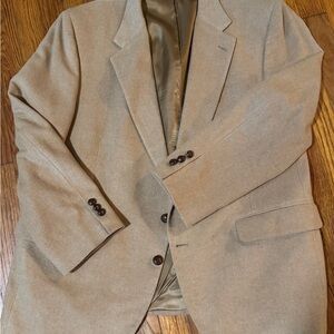 Gorgeous Salny Brothers Vintage Camel Hair Men's Tan Blazer